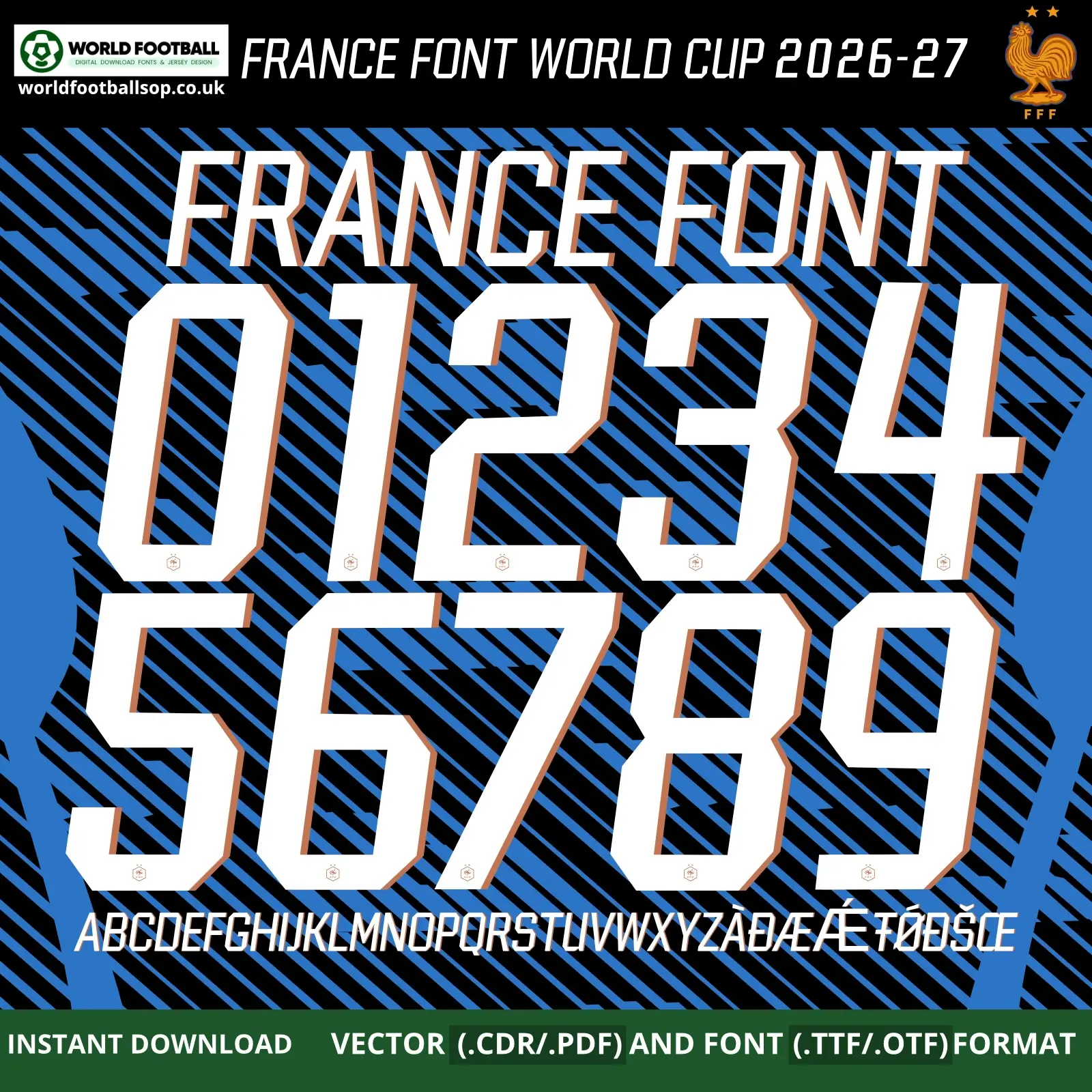 France Font Home World Cup 2026 | TTF, OTF & Vector (CDR, PDF)